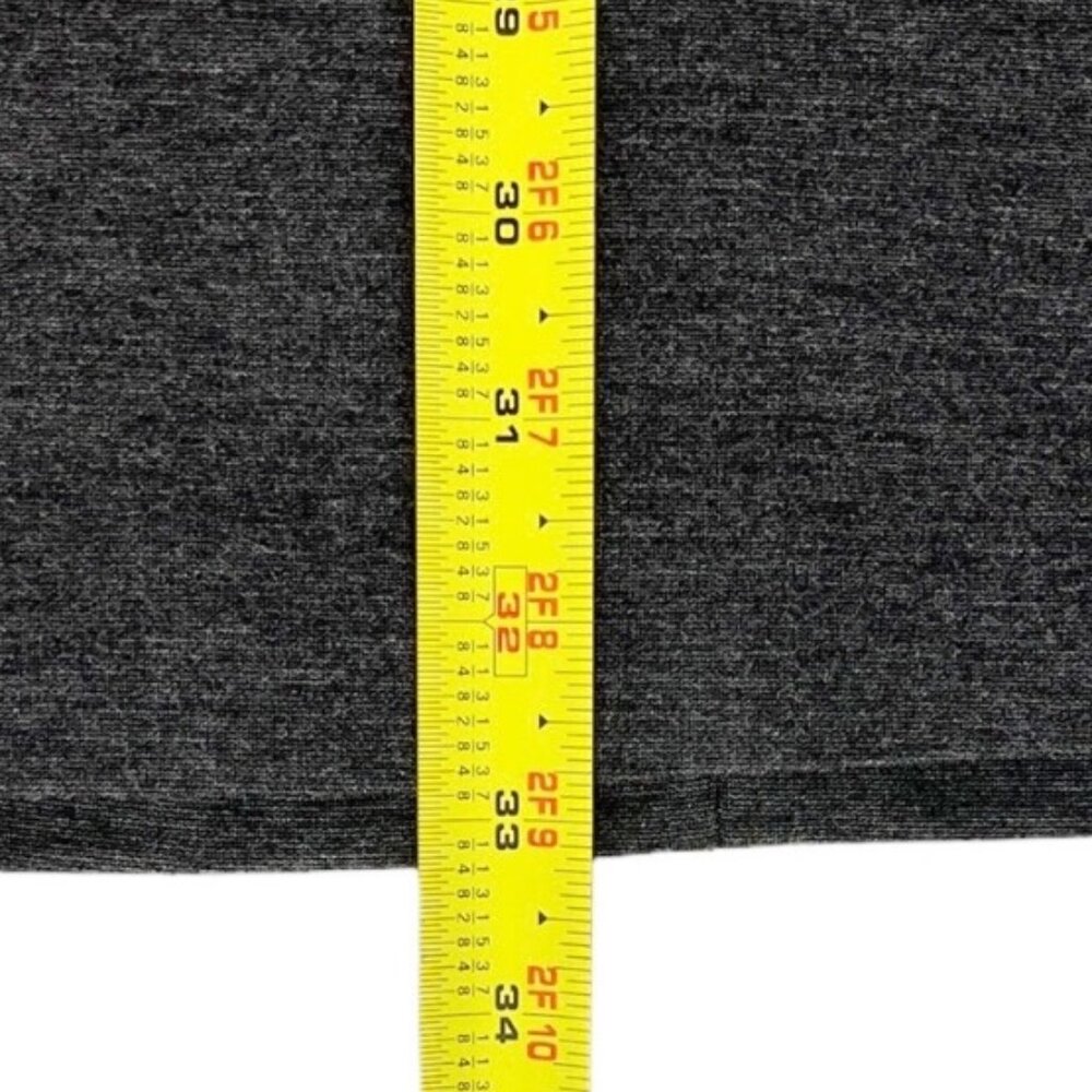 Tibi Mini Dress Charcoal Heather Gray 3/4 Sleeves Lined Size 4 Minimalist Chic - Picture 11 of 16